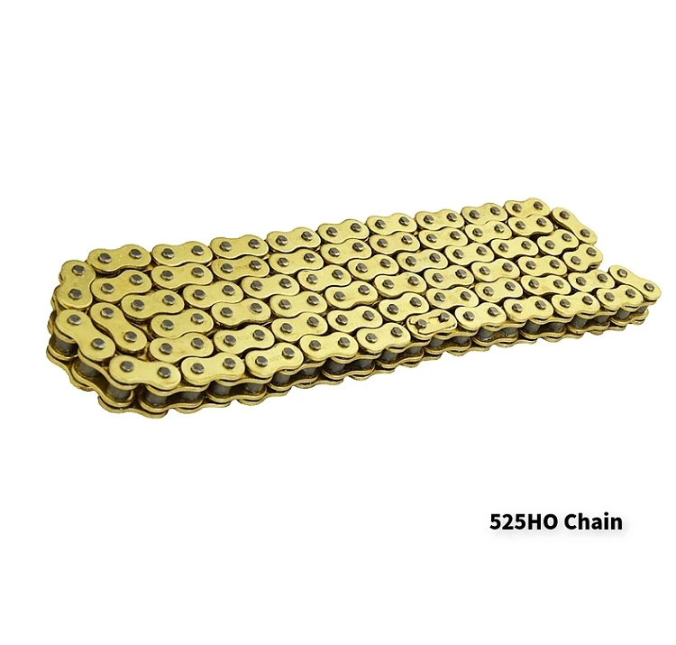 525HO Chain 525 525-14T 525-46T цепь трансмиссии мотоцикла и цветные Передние Задние звездочки комплект для Бенелли 600 BN600 BJ600 BN BJ 600 - Цвет: 525HO Chain