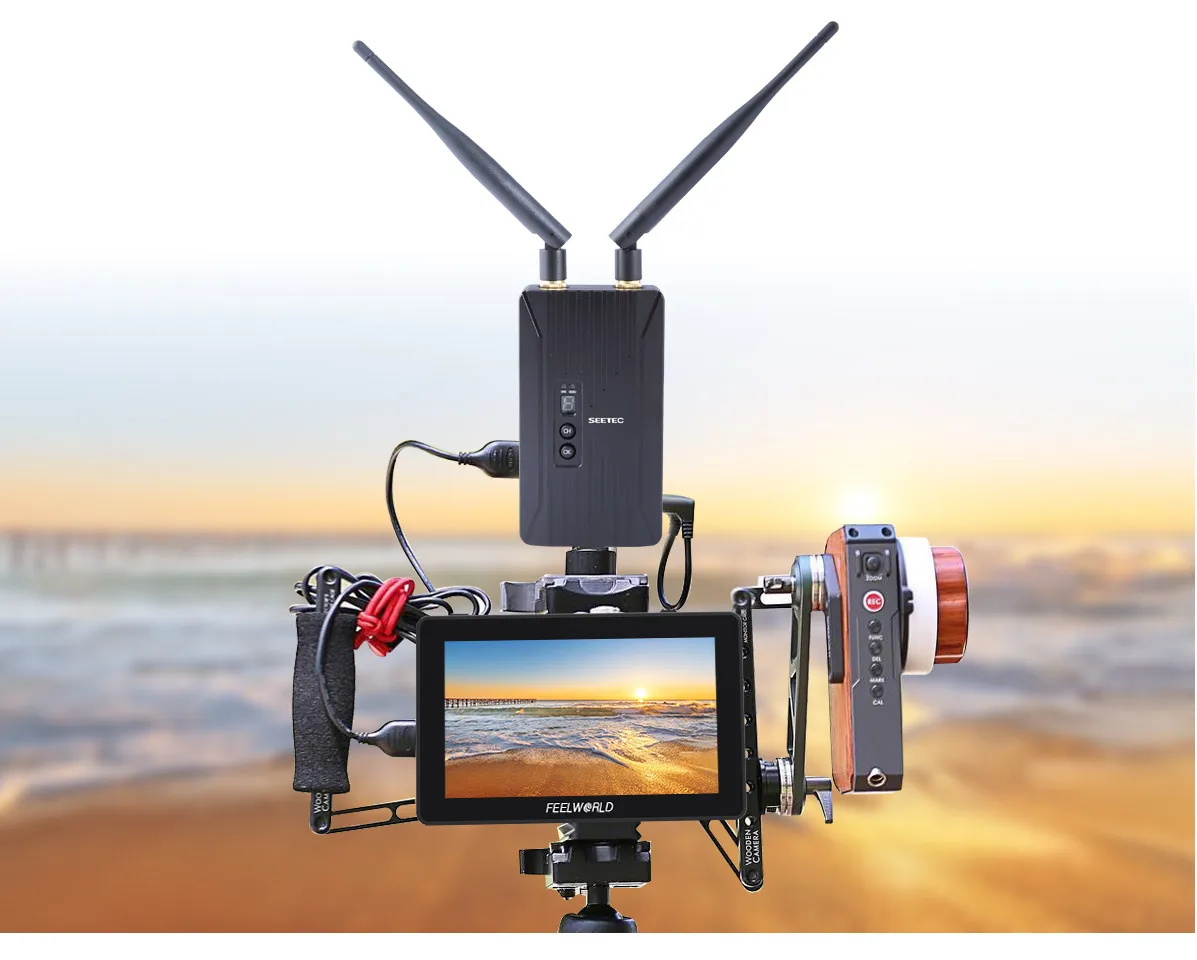 Feelworld F6 Plus Monitor 5.5 Inch Touch Screen Director 4 Monitor DSLR Camera Micro Single Video Field Display for Canon Nikon