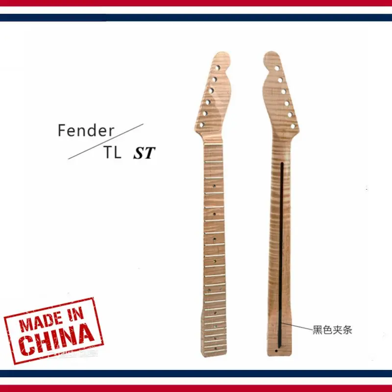 

Guitar accessories parts - Electric Guitar Neck - ST/TL tiger pattern maple xylophone neck,21 Fret