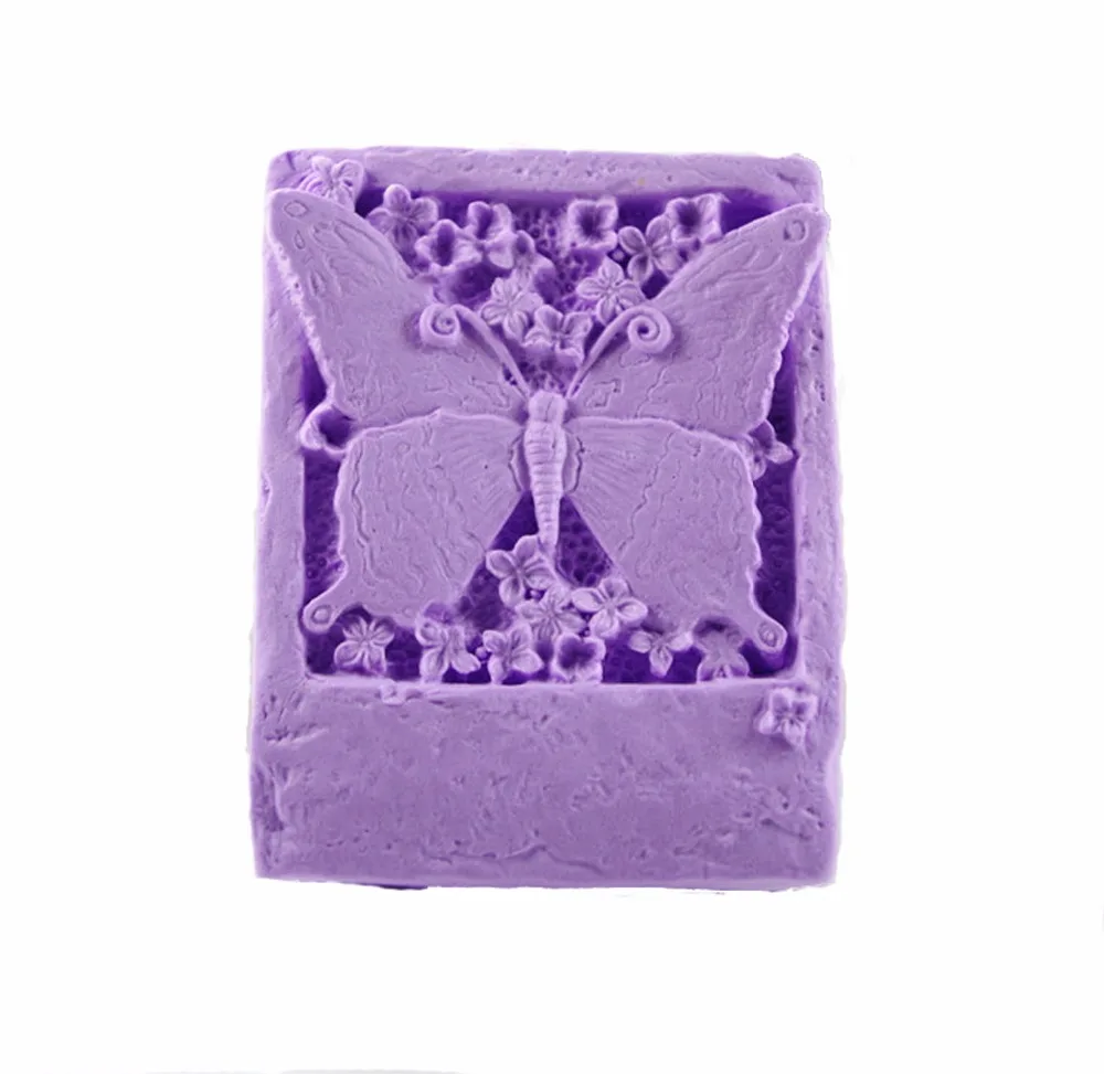 Силиконовые 3D формы для мыла в виде бабочки ручной работы S370 |