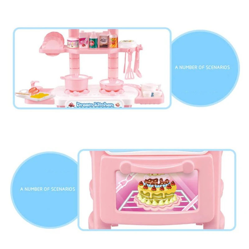 Детские кухонные принадлежности для приготовления пищи ролевые игры набор