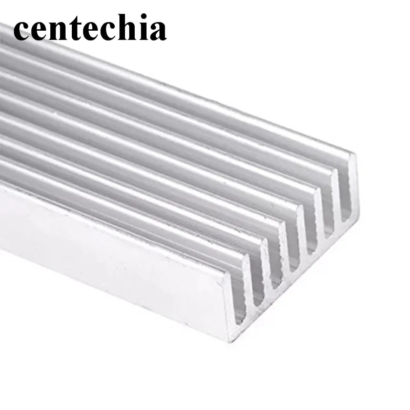 Centechia кулер DIY алюминиевый теплоотвод чип 100*25*10 мм для Светодиодный транзистор