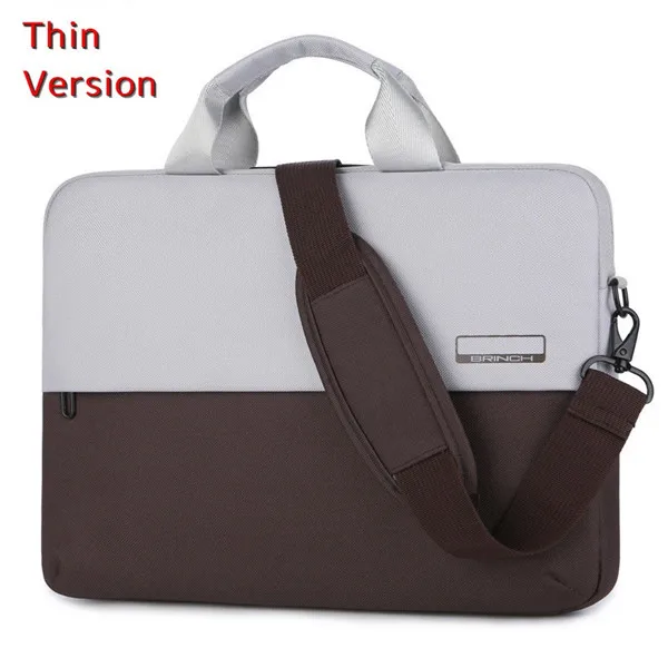 Thin Brown Бренд Бринч сумка для ноутбука 1", 14", 1", 15,6 дюймов, сумка-мессенджер чехол для MacBook air pro 13,3, 218 - Цвет: Thin Brown