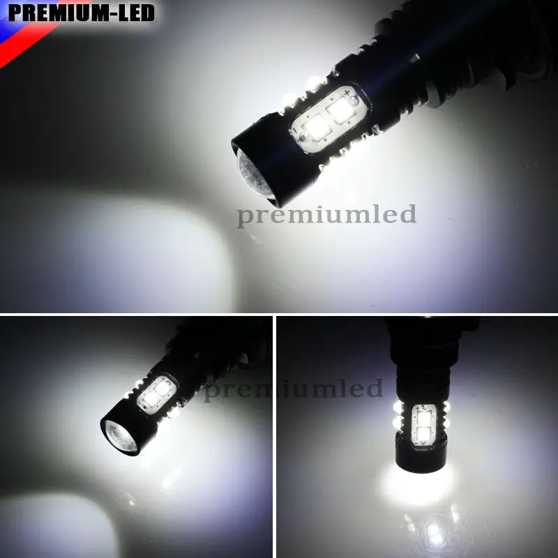 Amber Yellow/Xenon White Error Free PH24WY SPH24 CREɾ LED Bulbs For Audi Cadillac GMC Porsche etc Front Turn Signal Lights |