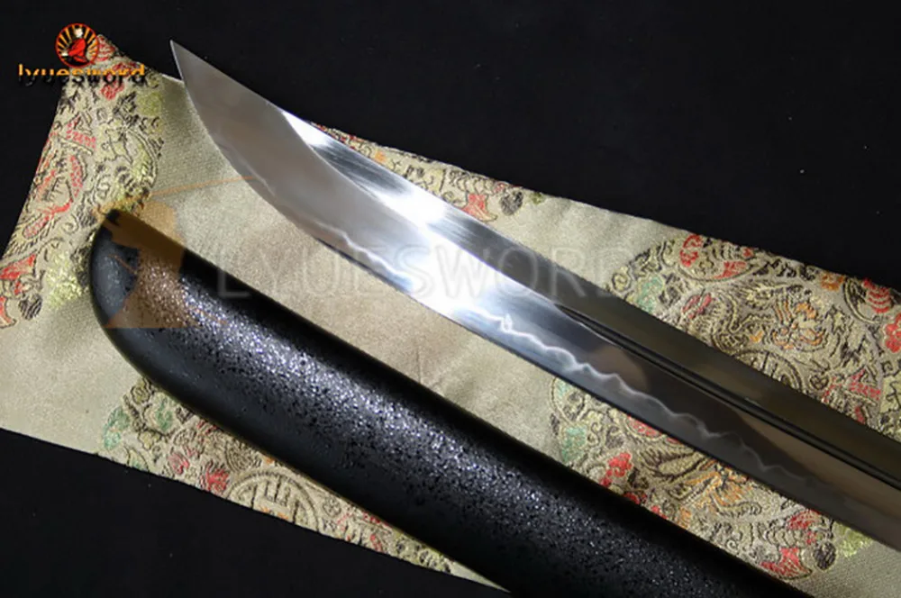 LYUESWORD японская Naginata самурайский меч полная драгоценность T10 стальная глина