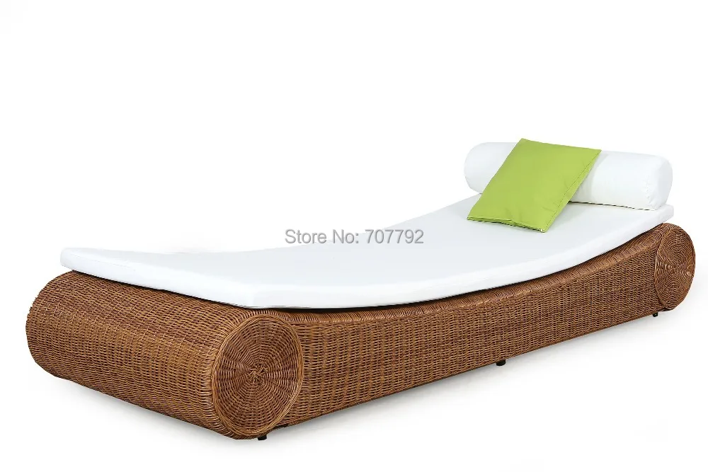 Современный дизайн роскошная мебель плетеный шезлонг из ротанга | Мебель