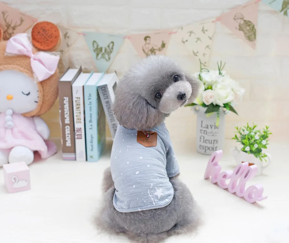Футболка A25 в японском стиле для домашних питомцев одежда весны и лета хлопковая