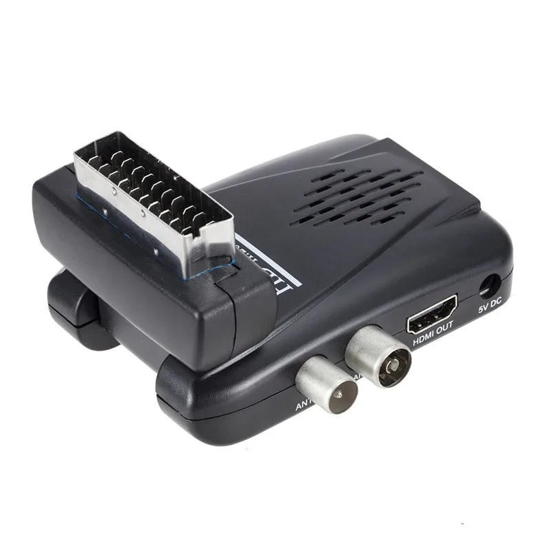 HD Scart телеприставка MPEG 4 цифровой ТВ приемник USB рекордер DVB-T2 к HDMI сплиттер усилитель сигнала мощности