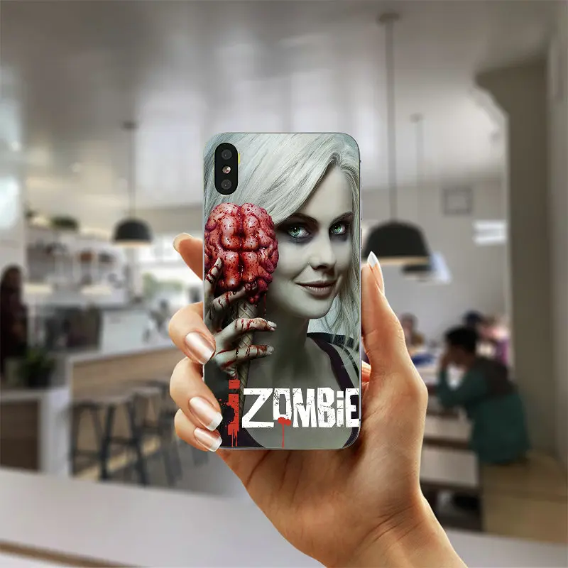 Hot Fashion iZombie Soft TPU Mobile Transparent Cell Phone Case Bags for iPhone X 8 7 Plus 6 6S 5 5S SE 5C 4 4S Shell Cover | Мобильные