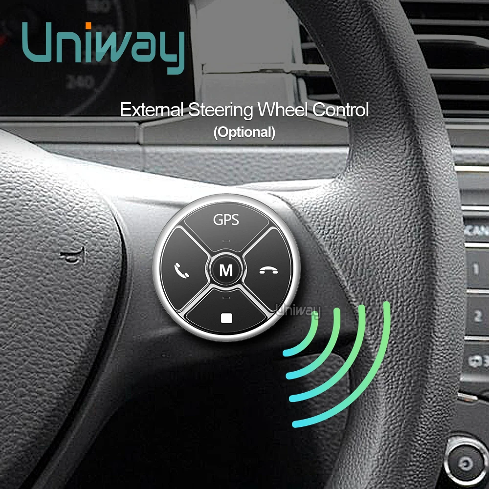 Uniway Android 8 1 Автомобильный DVD плеер для toyota innova Octa Core автомобильный GPS навигация palyer