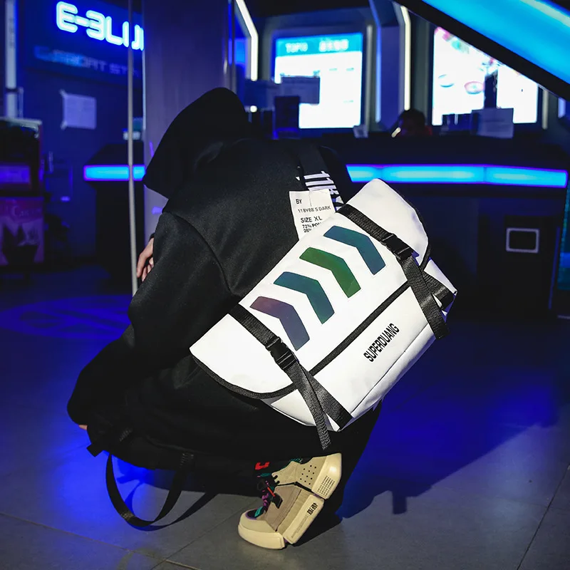 Новинка модная сумка-мессенджер светоотражающие сумки косая сумка