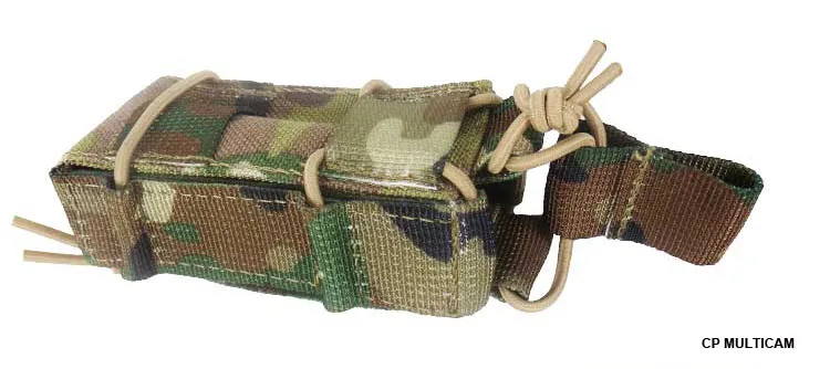 CP Multicam TTGTACTICAL Открытый Топ один пистолет маг подсумок Регулируемый подсумок для M1911 92F Glock USP - Цвет: CP Multicam