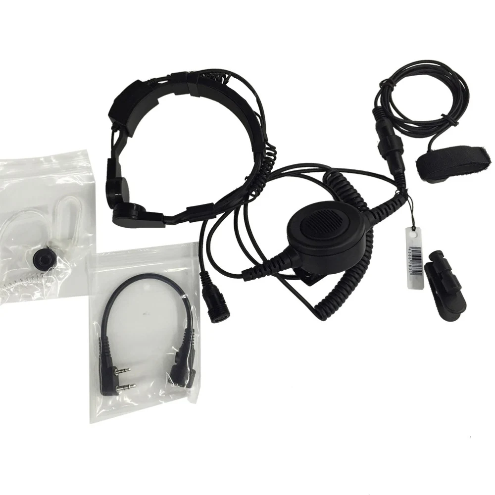 Военная Модель тактическая подмышка с микрофоном PTT гарнитура пальцами для KENWOODE