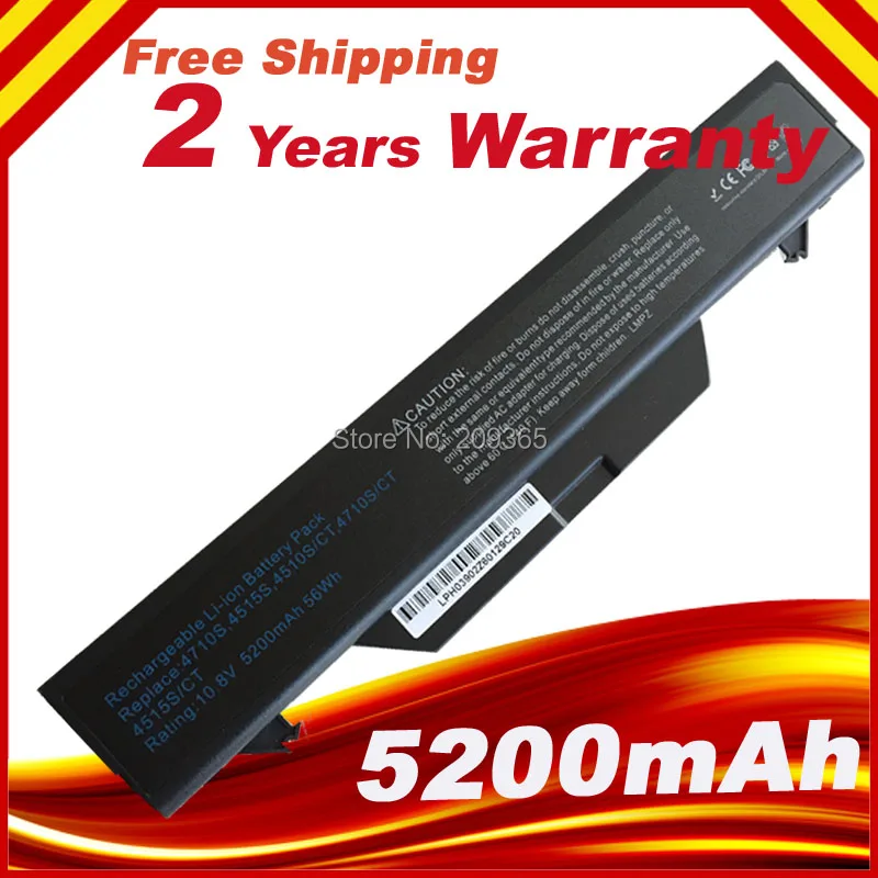 Аккумулятор для ноутбука HP NBP6A156 NBP6A156B1 NBP8A157B1 ProBook 10 8 s 4510s/CT 4510s 4515s/CT 4515s 4710s 4710s/CT