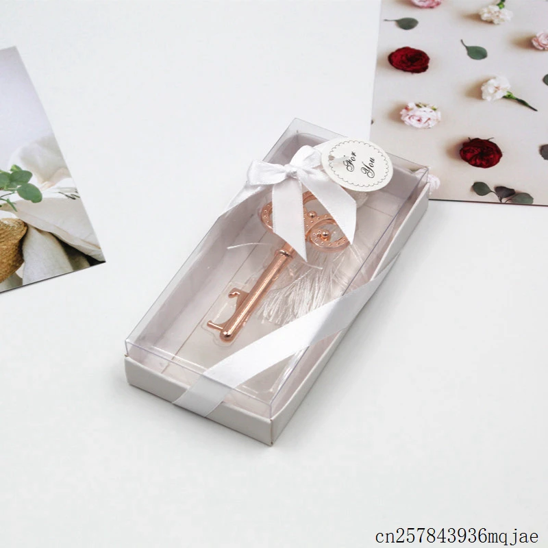 50pcs Key Bottle Openers Skeleton Wine Opener with Tassel in Gift Box Wedding Party Favor Souvenir Gifts | Дом и сад