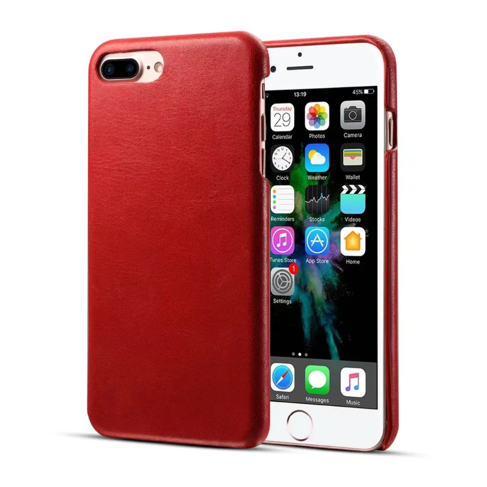 Винтажный чехол BuzzLee из натуральной воловьей кожи для iPhone 11 Pro Max Xs XR X 8 7 6 6s Plus SE