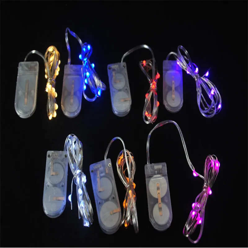 

10 Pieces/Lot 1M/10 Lights Party Wedding Item Type Mini Decorative Indoor Christmas Party Battery Power String Light