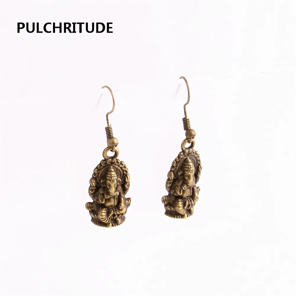 PULCHRITUDE 20 шт./лот металлический сплав цинк Будда подвеска подвески серьги сделай