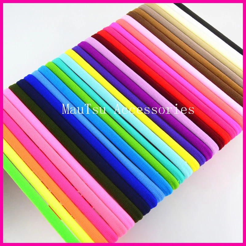 

20PCS 33cm Knitted Elastic Headbands hairbands for kids,Plain crochet Hairbands,Girl Hair accessories