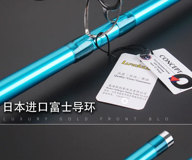 Lurekiller бренд Япония качество полный Fuji Surf Rod 4,05 м высокоуглеродистая 3 секции 100-250 г Surf литье стержней