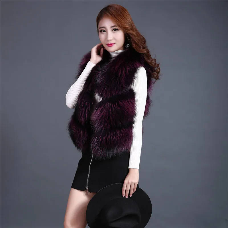 2017 Новый мех енота женский короткий енотовый на плече | Женская одежда
