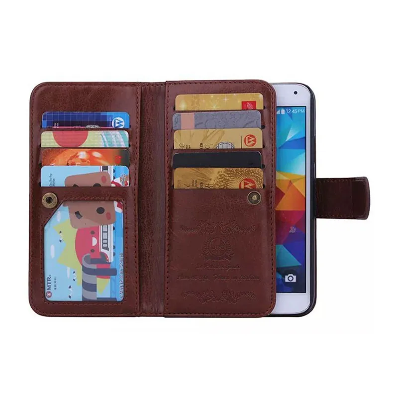 Роскошный кожаный чехол-кошелек Crazy Horse для Samsung Galaxy S5 Neo G903W G903F G900F магнитная