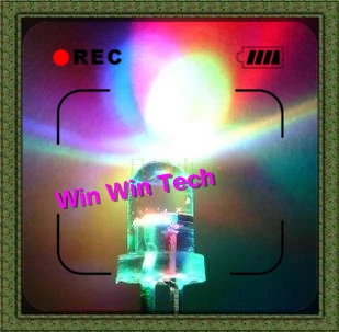 100 шт. 2PIN 5 мм гамма 7 цветов медленная вспышка из светодиодов ( ) новые продукты и ROHS