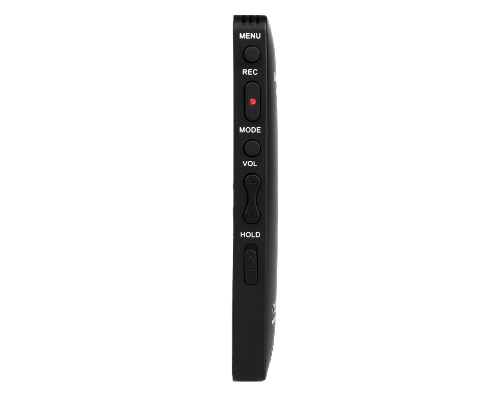 Цифровой диктофон Yulass 8 Гб Профессиональный портативный диктофон с MP3-плеером/TF картой до 64 Гб черный