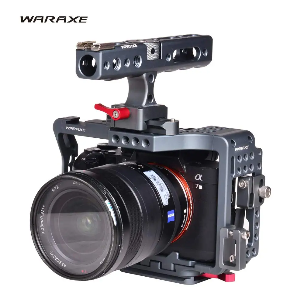 Защитный набор для камеры WARAXE A7III A7R3 защитный Sony A7RIII / A7III/A7MIII A73 R3 верхняя ручка NATO |