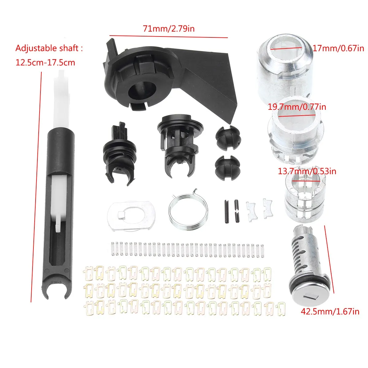 Комплект для ремонта замка капота защелка для Ford/Focus MK2 2004-2012 7M5AA16B970AA 1355231