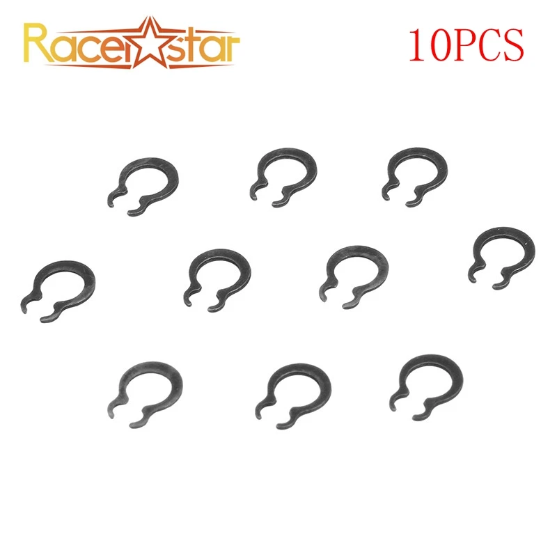 10PCS Racerstar 3mm U-Ring Circlip For BR2204 / BR2205 BR2205S Pro Brushless Motor for RC Models Spare Parts | Игрушки и хобби