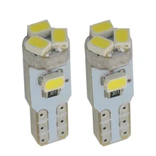 2 шт. T5 3020 5SMD Canbus Бесплатная ошибка клиновидная 70 74 Светодиодная