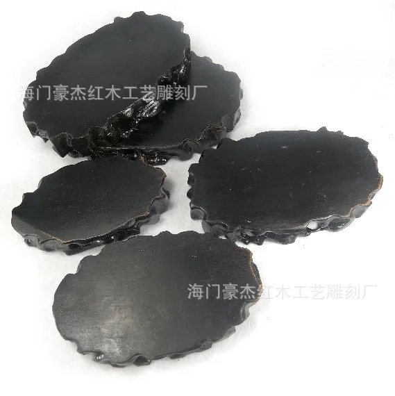 Резная подставка из красного дерева под чайник набор пяти подставок|base|base set |