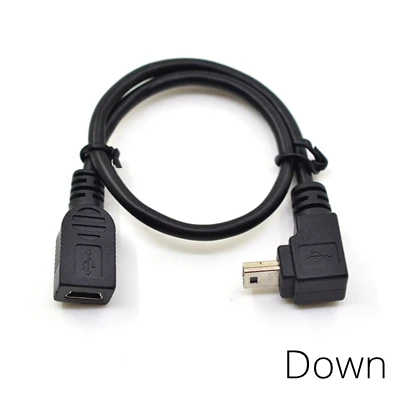 20 см 90 градусов правый левый и вертикальный угловой мини USB 3. 0 5 контактный