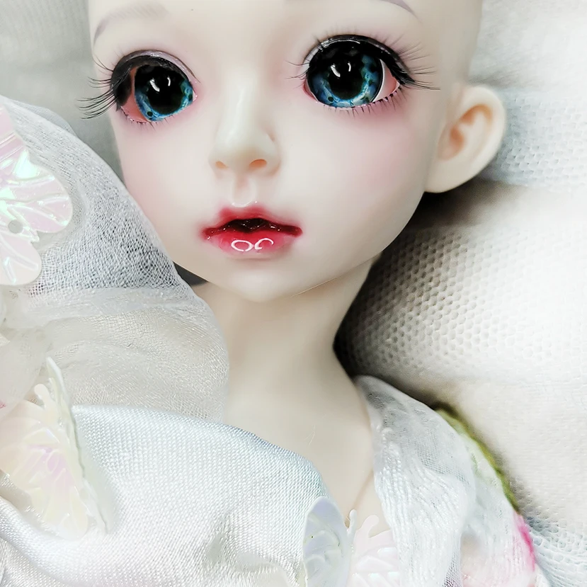 Глаза bjd 8 мм 10 12 14 16 18 20 22 синие лесные бездны акриловые кукольные Глазные яблоки 1/4