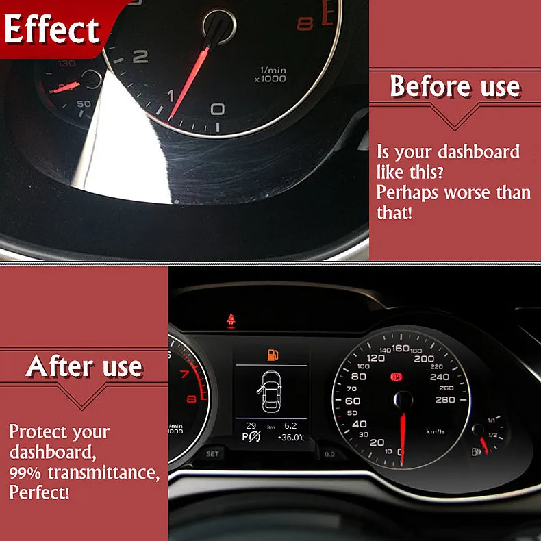 Высококачественная Защитная пленка для экрана автомобильного прибора HD 4H