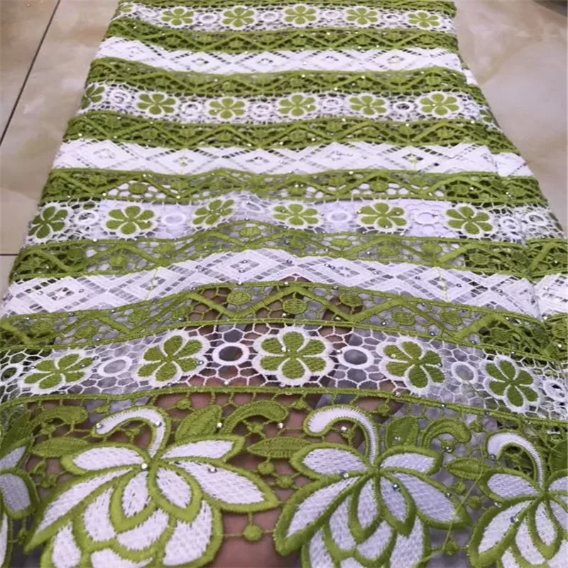 2019 New Design Wihte Color Embroidered African Lace Fabric High Quality French Net Guipure Fabrics 5 Yards/lot | Дом и сад