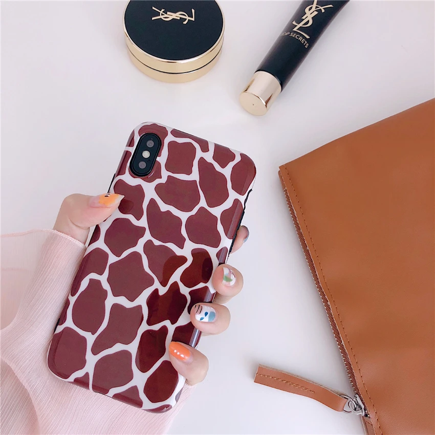 Sexy Glitter Leopard Phone Cases For iPhone 6 6S Plus Luxury Smooth Soft TPU Back Cover 7 8 X |