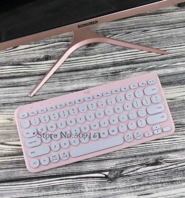 Силиконовая Защитная крышка для клавиатуры для logitech K380 Bluetooth multi-устройства клавиатуры водонепроницаемый беспроводной настольный Пылезащитная пленка