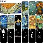 Силиконовый чехол YIMAOC Ван Гог ТАРДИС для Xiaomi Redmi Note 4 4x 4a 5 5a 6 8 Pro Prime Plus