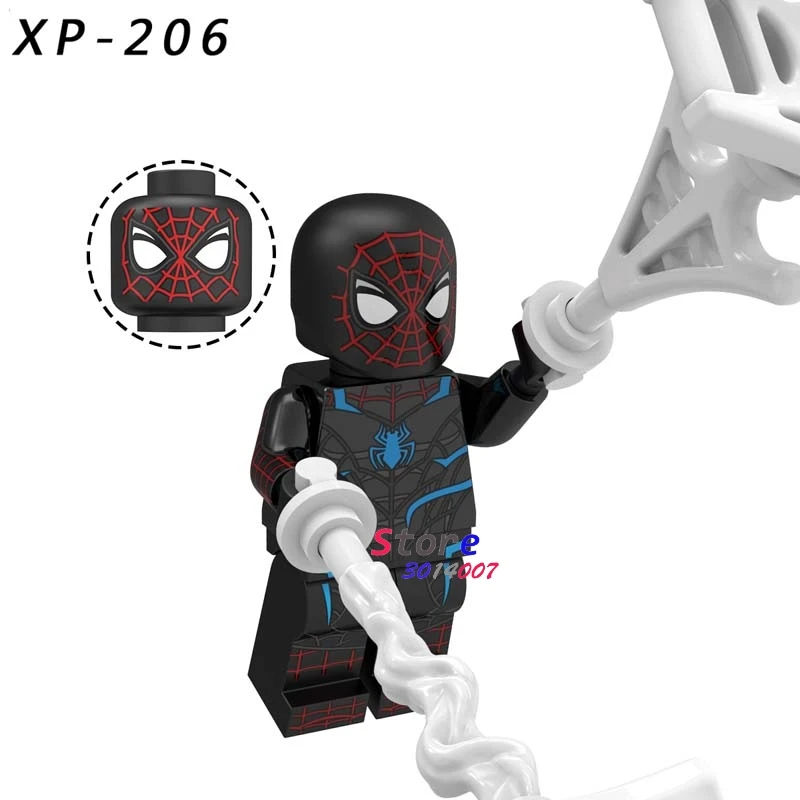 XP206 Один фильм Marvel Человек-паук вдали от дома яд призрак всадник Человек-паук Mysterio строительные блоки детские игрушки - Цвет: XP206