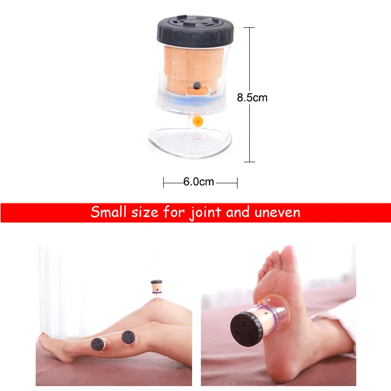 SHARE HO Moxibustion Acupuntura Points анти-сломанные вакуумные банки с сжиганием Moxa Artemisia Heating Therapy китайские Банки