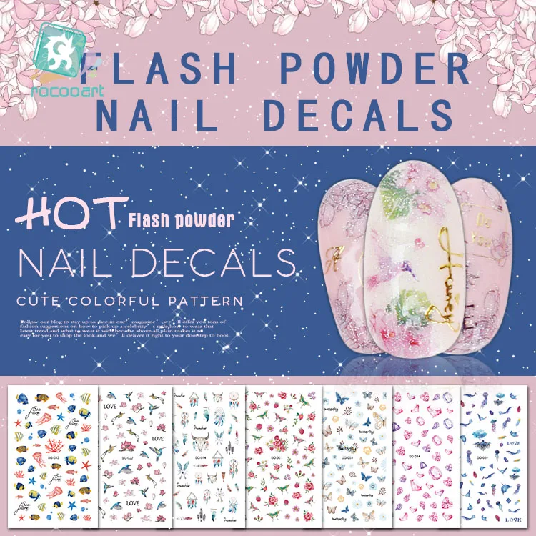 

The New five styles of nail applique bows, diamond art decals and fashionable metallic nail decals are designed for women.