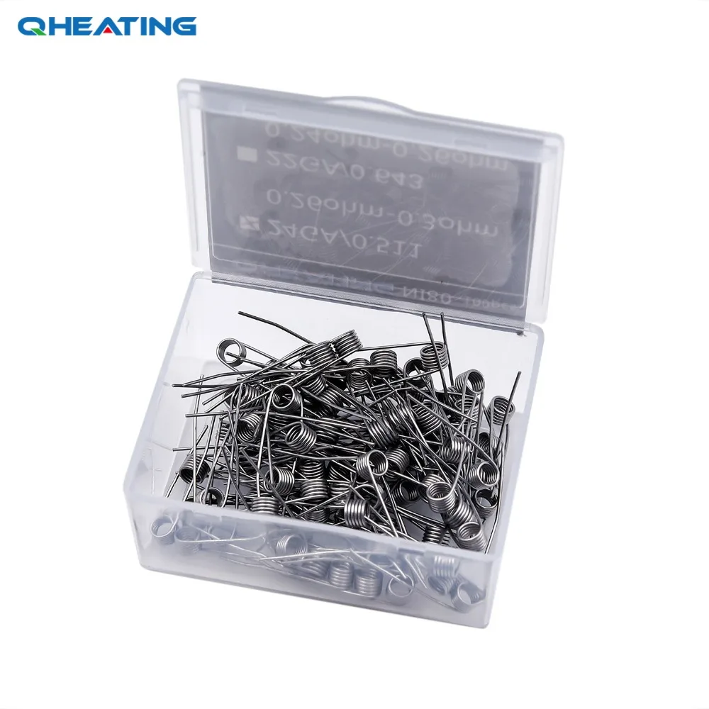 Qheater 100 шт. электронная Сигарета rda атомайзер фитиль проволока катушка