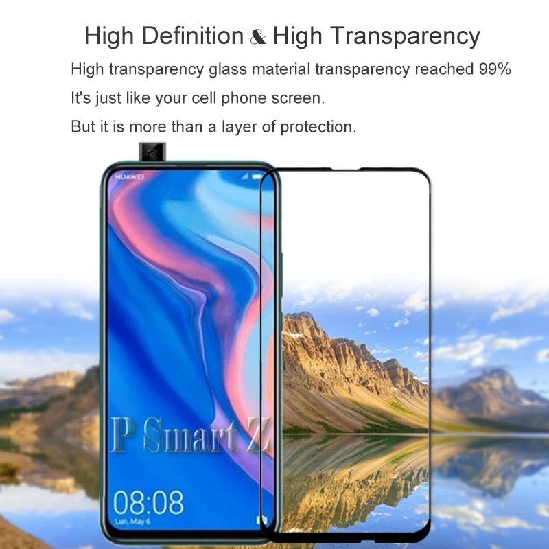 Закаленное стекло для Huawei P Smart Z 6 59 Дюйма 9H 2 шт.|Защитные стёкла и плёнки