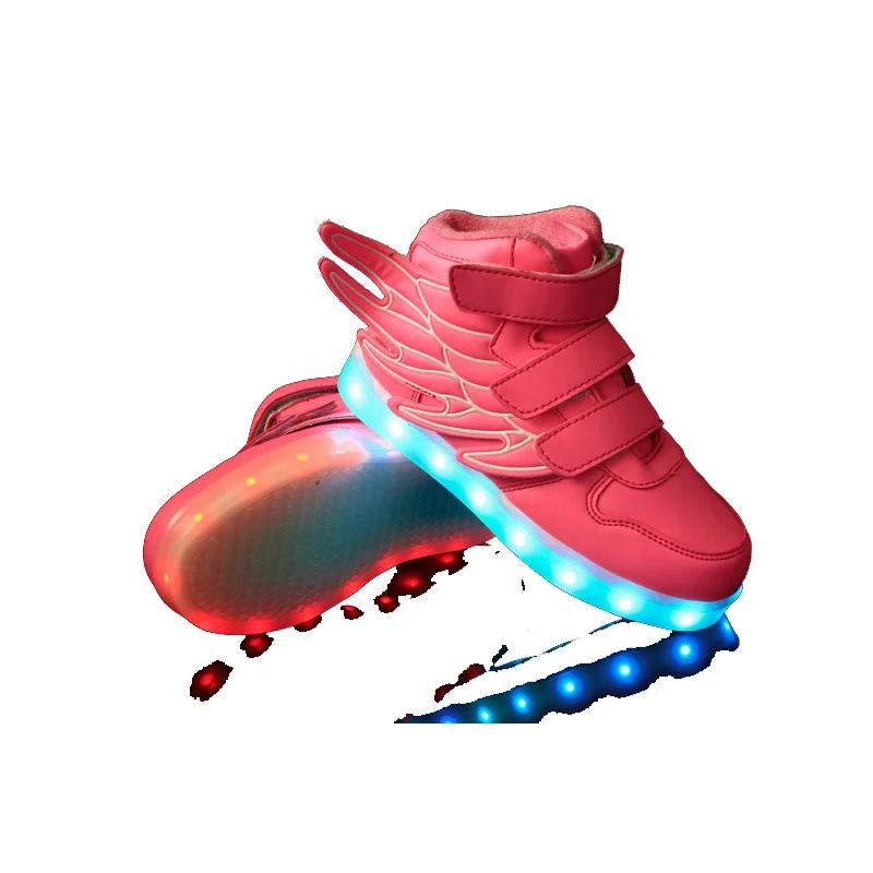 Осень 2017 г. новые крылья USB платной светодиодный дети света обувь|shoes shoes|shoe children