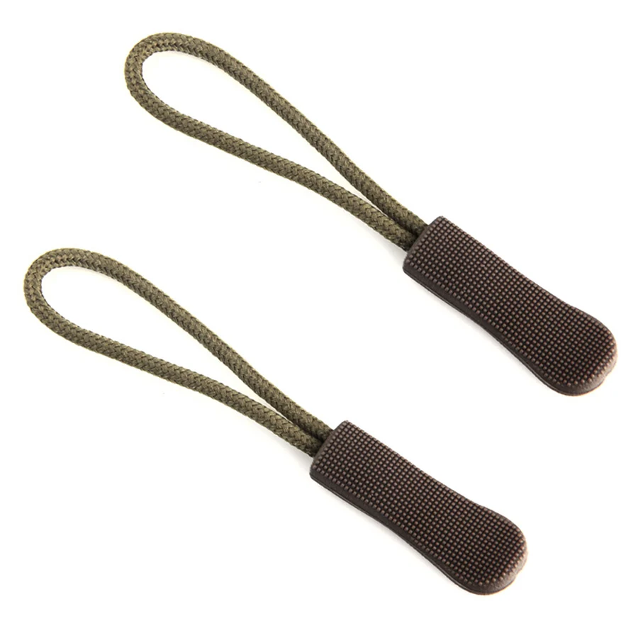 100 шт. ярлыки для молнии из ПВХ|zip cord|zipper pull cordzipper |