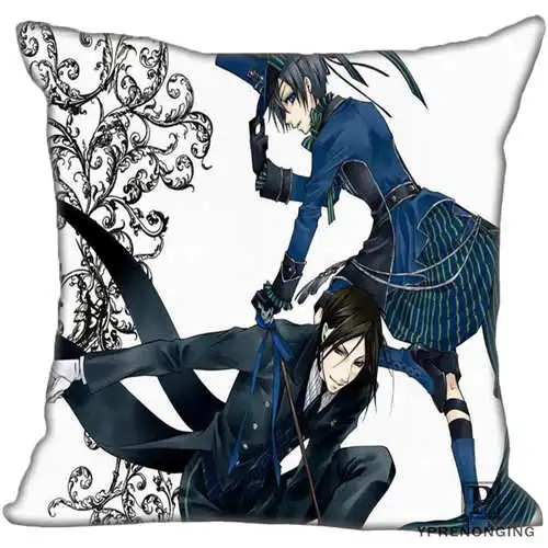 Pillowcase Лучший пользовательский черный-Батлер(1)@ 1 Подушка Чехол Спальня дома квадратная Наволочка на молнии(с одной стороны)#190404-01-77 - Цвет: Pillowcase
