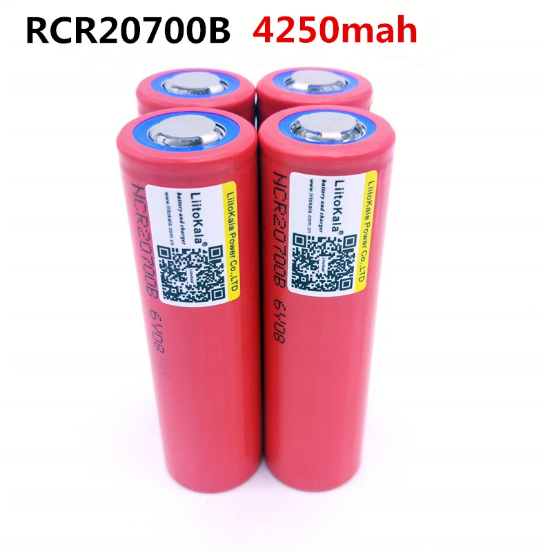 3 шт./лот Liitokala для SANYO 20700B 20700 4250 мАч батарея NCR20700B высокой скорости 20A 20700|liitokala battery|