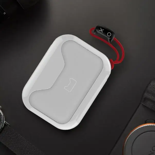 Tmall White Mipow QI Беспроводное зарядное устройство, внешний аккумулятор 10000 мА/ч, портативный 5 В, 2 А, двойной USB внешний аккумулятор, внешний аккумулятор для iphone X 8, Xiaomi, huawei - Цвет: Tmall White